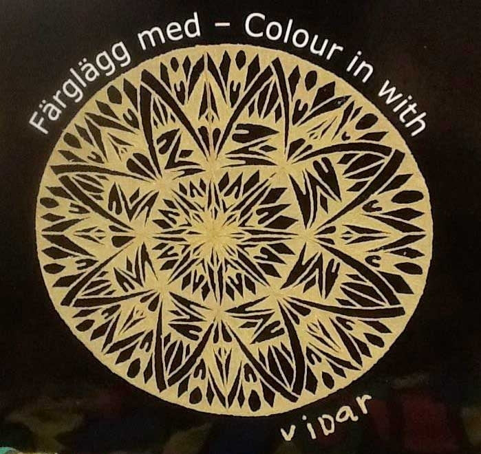 Färglägg med Vidar - Colour in with Vidar