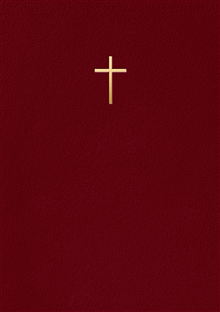 Bibel 2026 Vinröd konstskinn