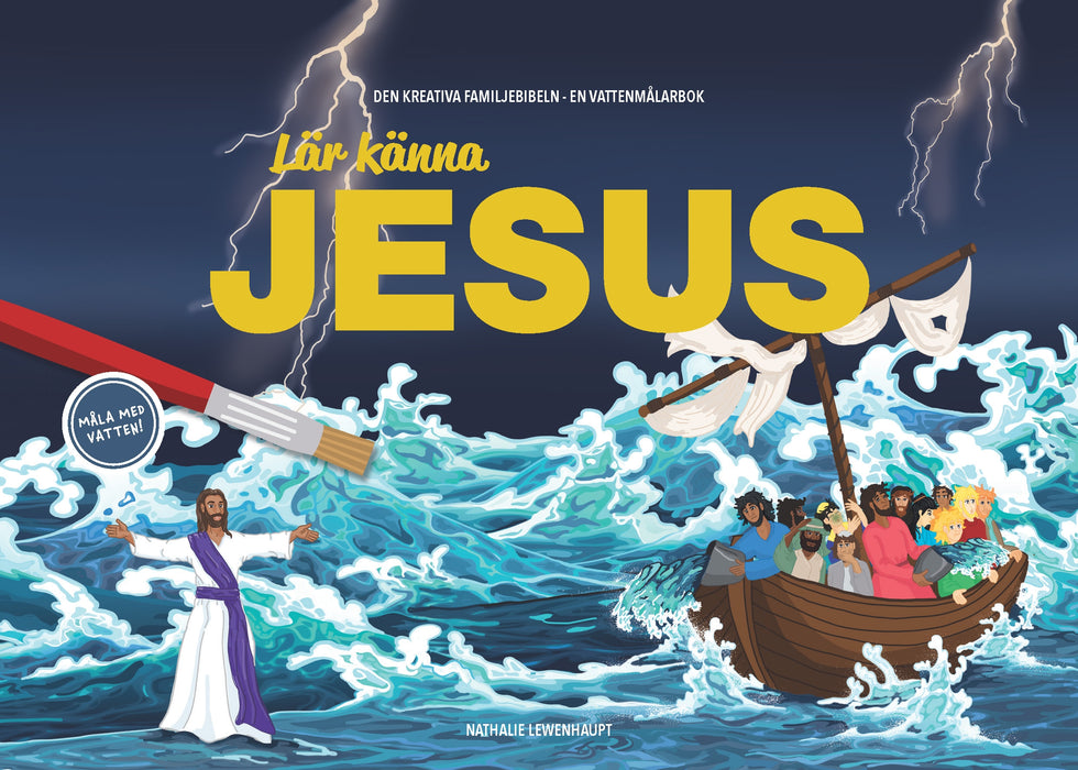 Lär känna Jesus Vattenmålarbok