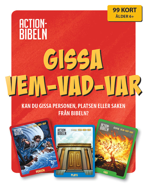 Actionbibeln - Gissa Vem-Vad-Var