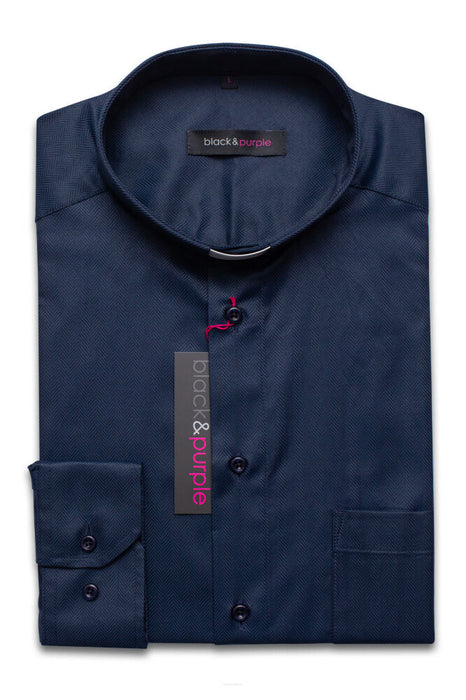 Frimärksskjorta fiskben 80% bomull, herr