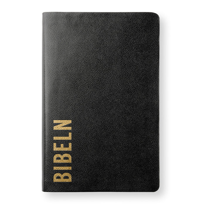 Bibel 2026, slim, bonded leather, svart, guldsnitt