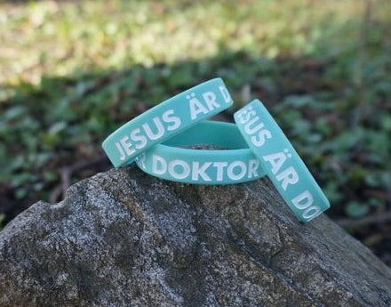 Jesus är doktor - silikonarmband