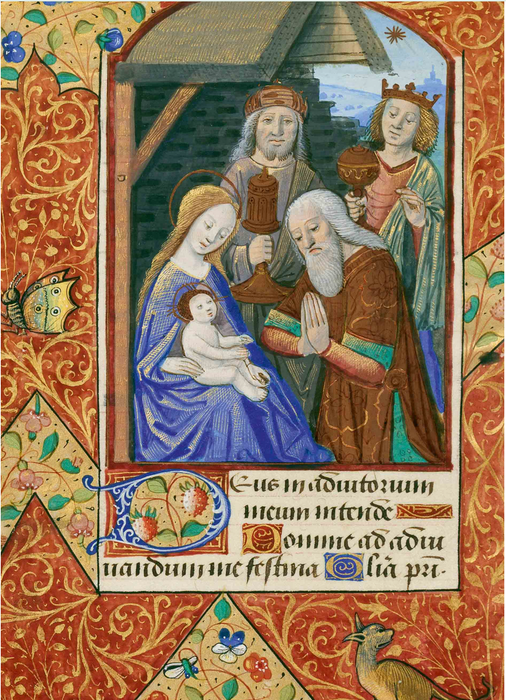 Illuminerade handskrifter - Gloria in excelsis Deo