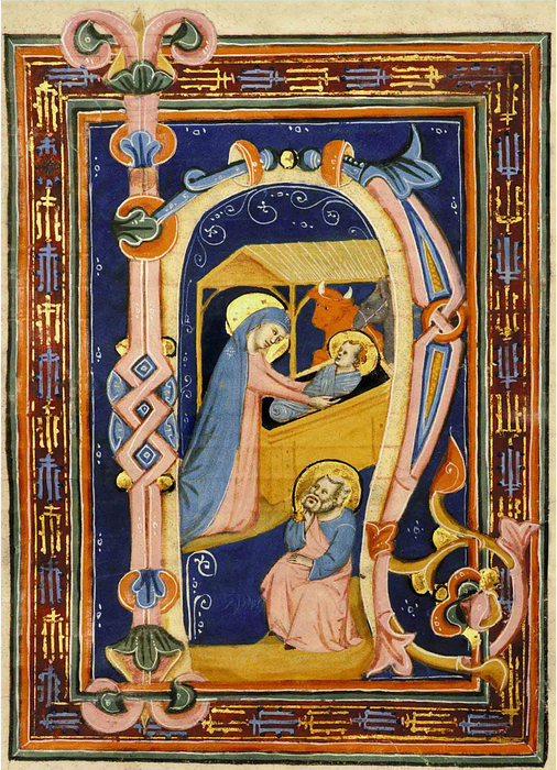 Illuminerade handskrifter - Gloria in excelsis Deo