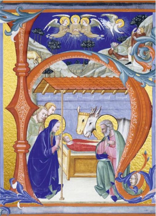 Illuminerade handskrifter - Gloria in excelsis Deo