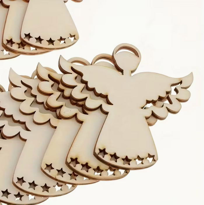 Ängel, hänge i trä