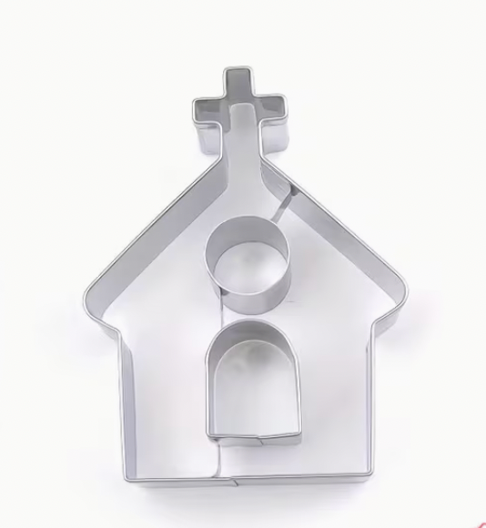 Kakform Kyrka 80 x55 mm