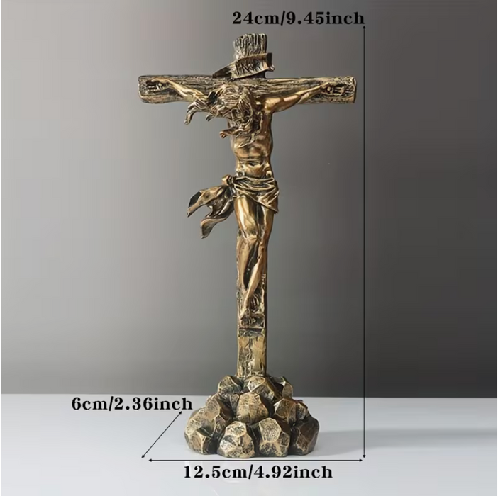 Krucifix mässing