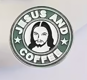 Pin Jesus & Coffee