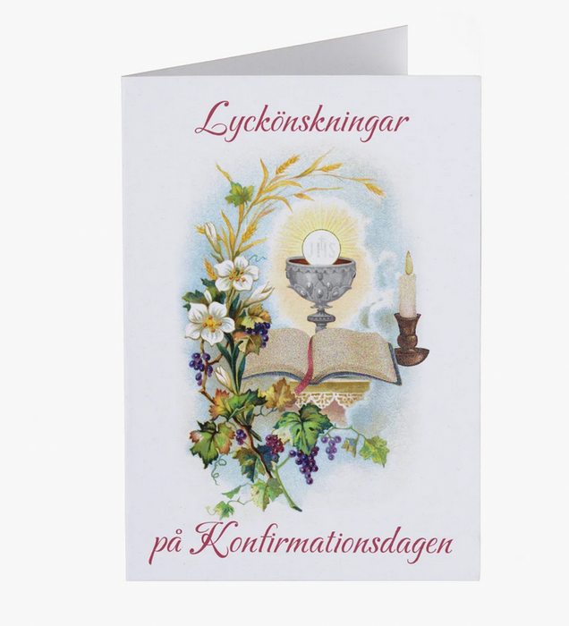 Lyckönskningar på Konfirmationsdagen