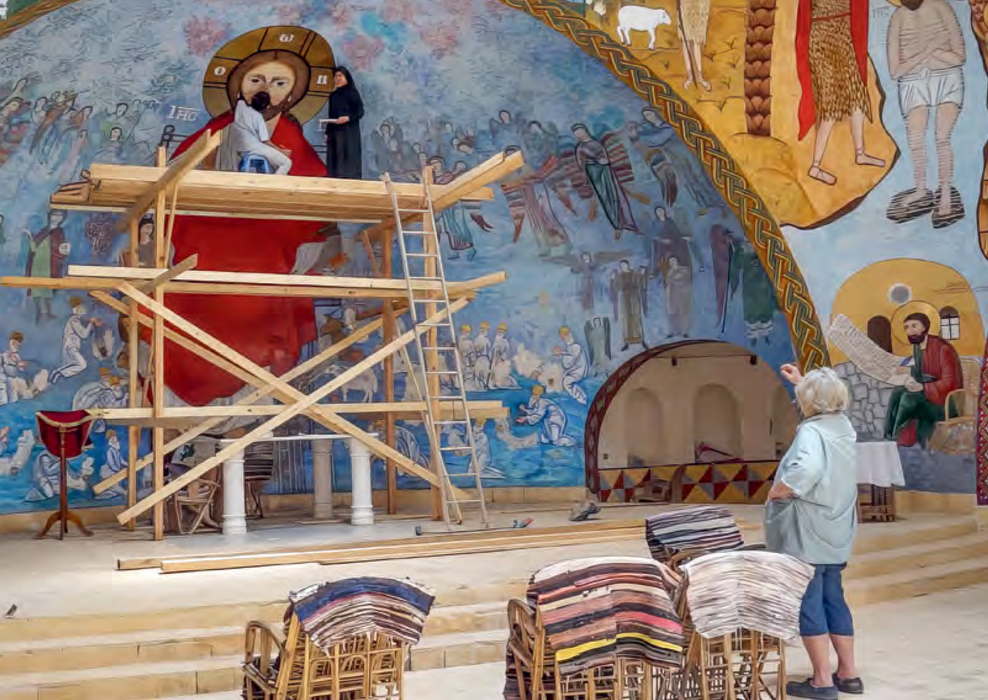 Nya Testamentet – Väggmålningar i Uppståndelsekyrkan i Anafora, Egypten