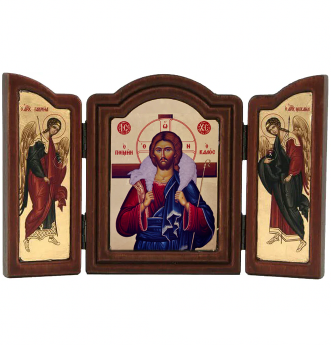 Triptyk Den gode Herden