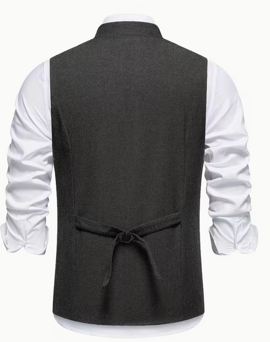 Prästväst, antracit