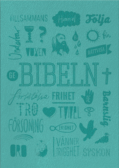 Bibel 2026 Konfirmandbibel, turkos