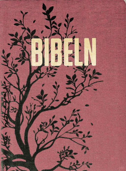 Bibel 2026, mjukband, utan noter, vinröd