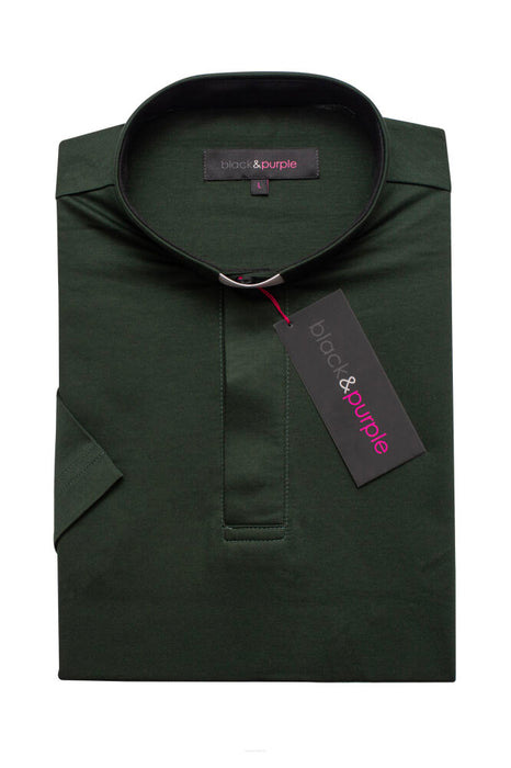 Grön frimärksskjorta jersey  kort ärm