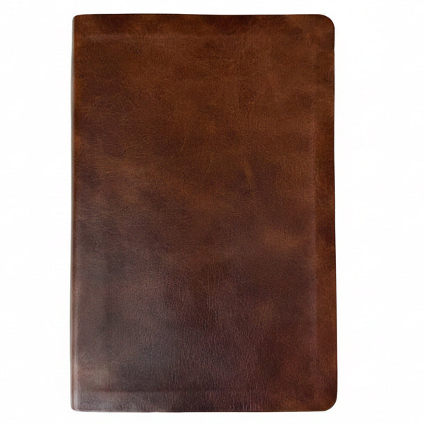 Bibel 2026, slim, konstskinn mjukband, brunt (utan apokryferna)