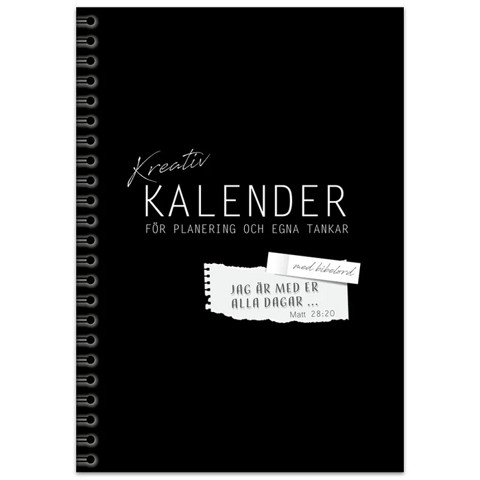 Kreativ kalender med bibelord - Jag är med er