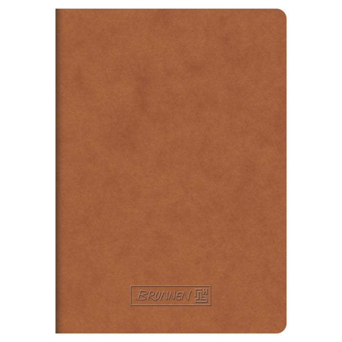 Anteckningsbok A5 - brun, linjerad