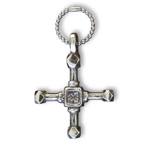 Bysantinskt kors, silver