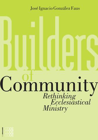 Community: Rethinking Ecclesiastical Ministry