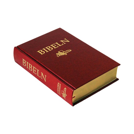 Folkbibeln 2015 - mellanformat, röd hårdpärm