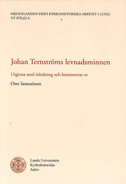 Johan Ternströms levnadsminnen