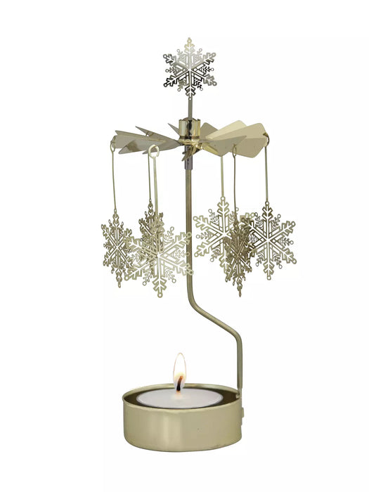 Änglaspel - snöstjärna, guld