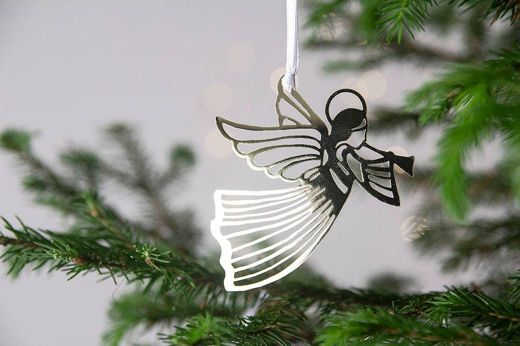 Hänge - flygande ängel, guld