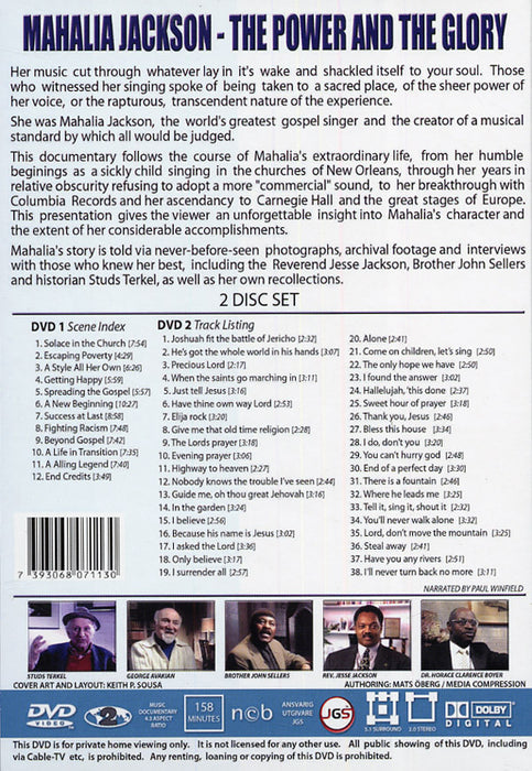 Mahalia Jackson (2 DVD)