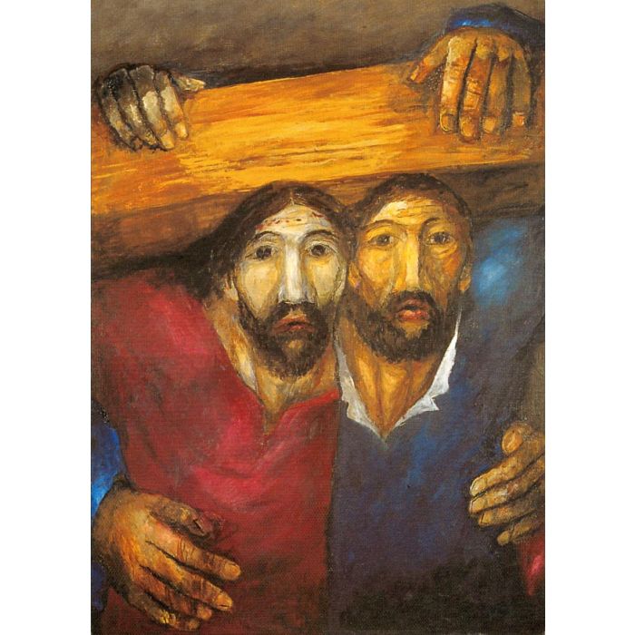 Jesus och Simon från Kyrene